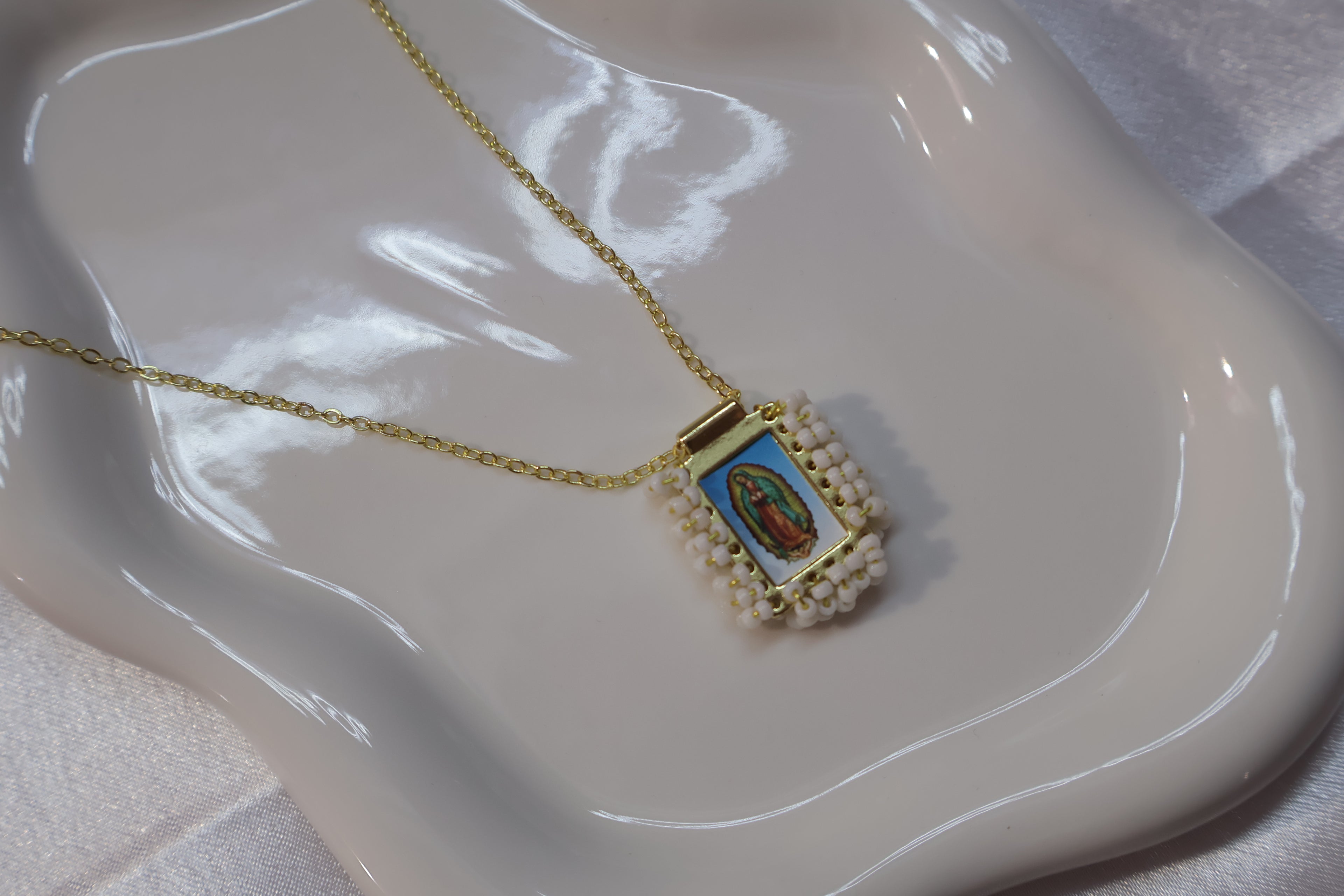 Santa Madre de Guadalupe Necklace