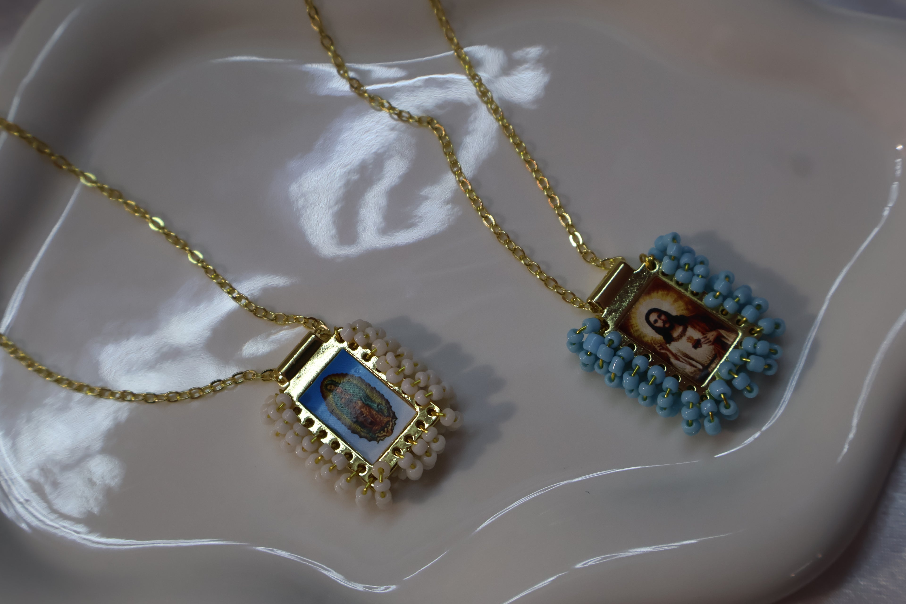 Santa Madre de Guadalupe Necklace