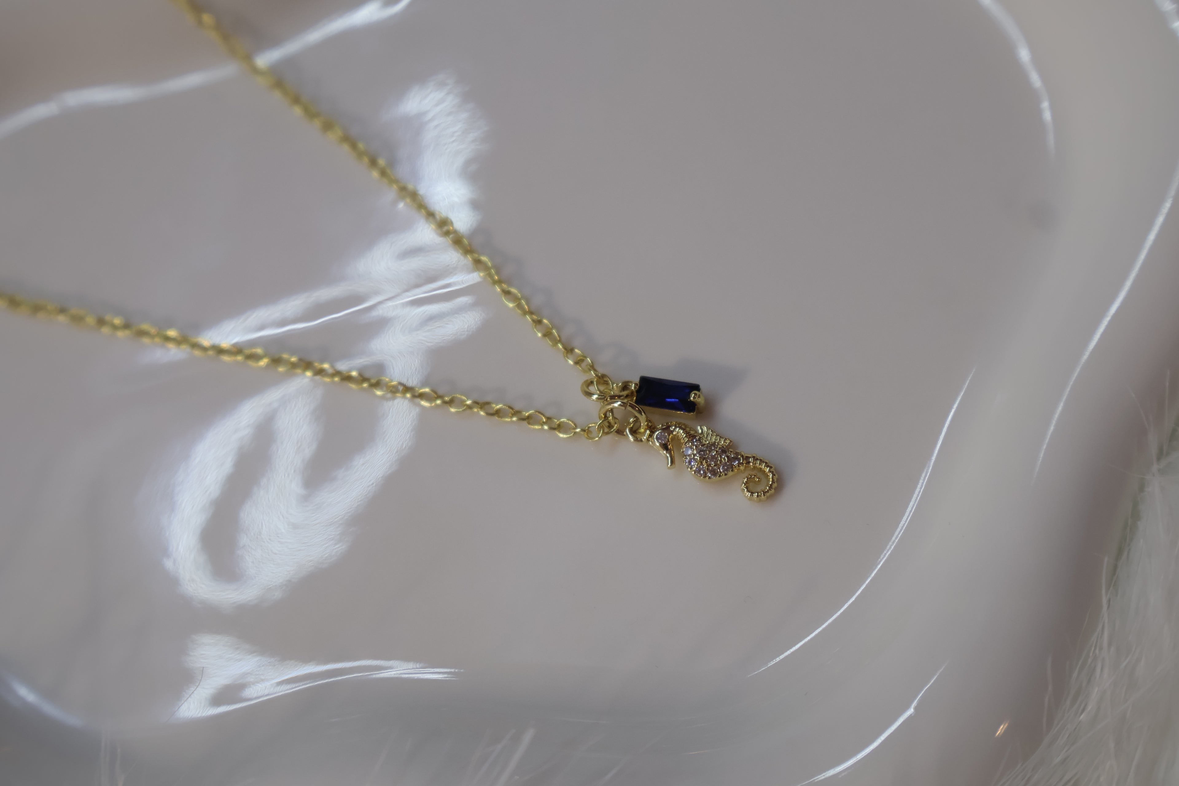 Seahorse Wave Necklace