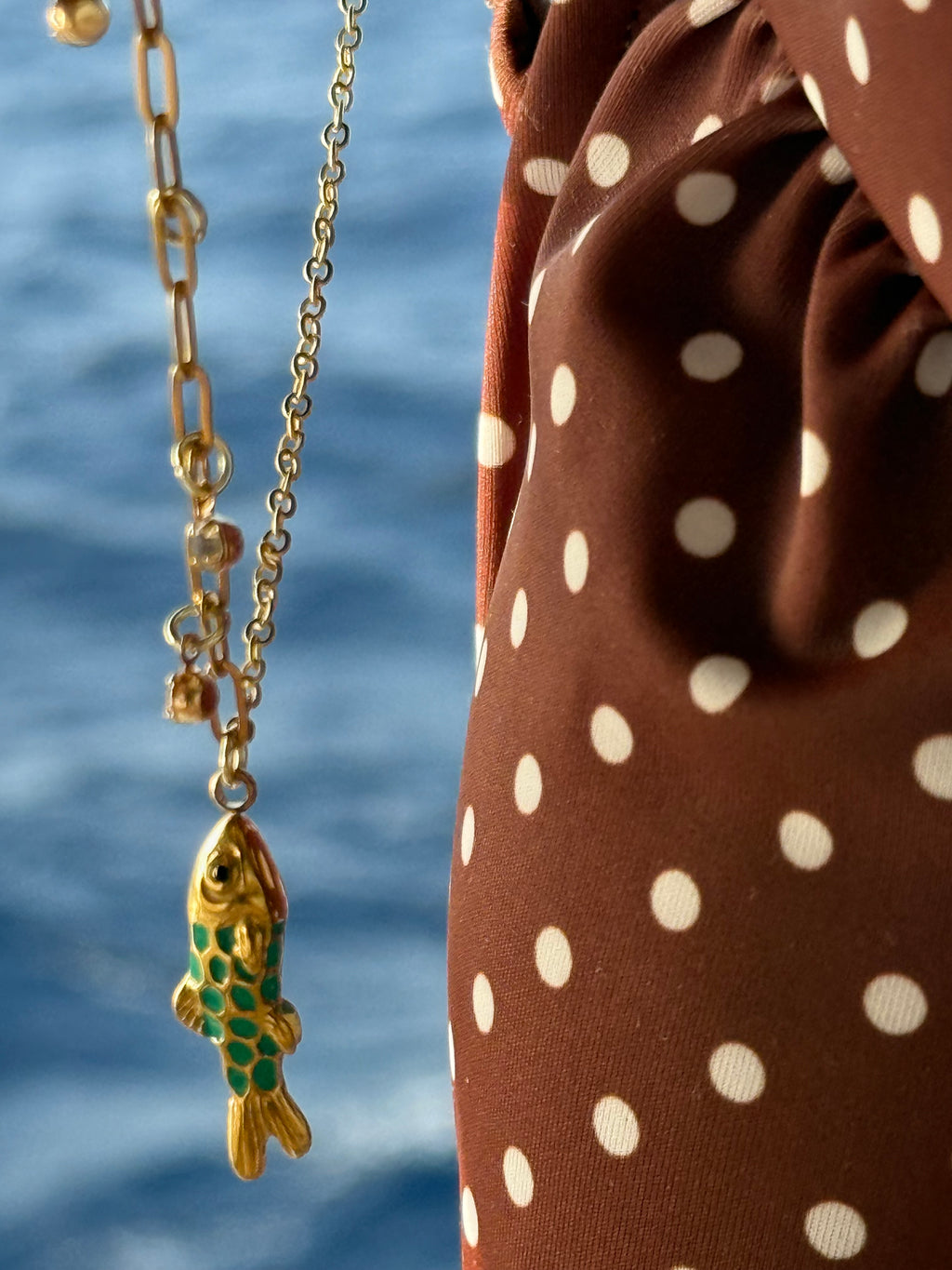 Stoplight Parrotfish Necklace