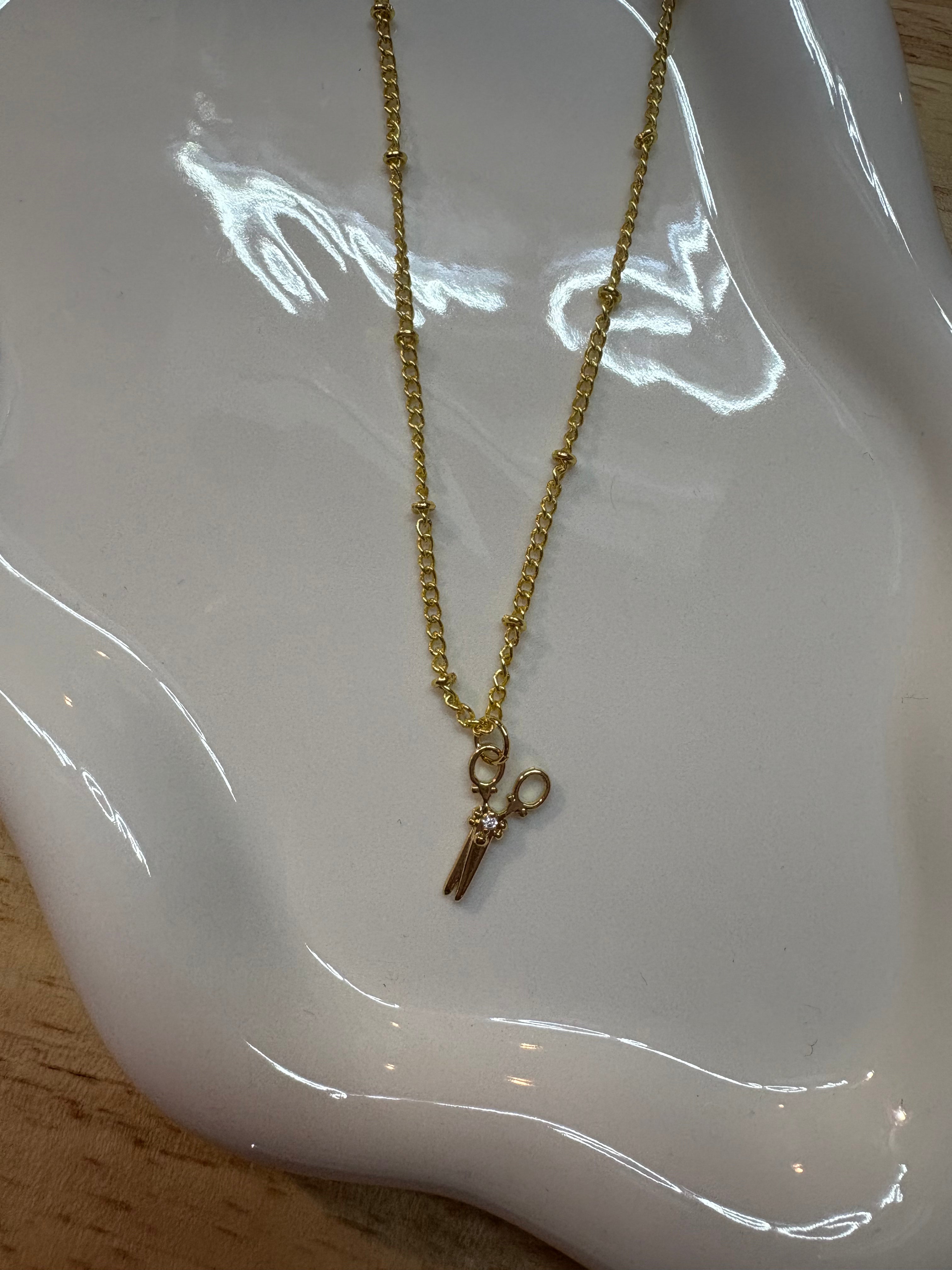 Golden Cut Necklace