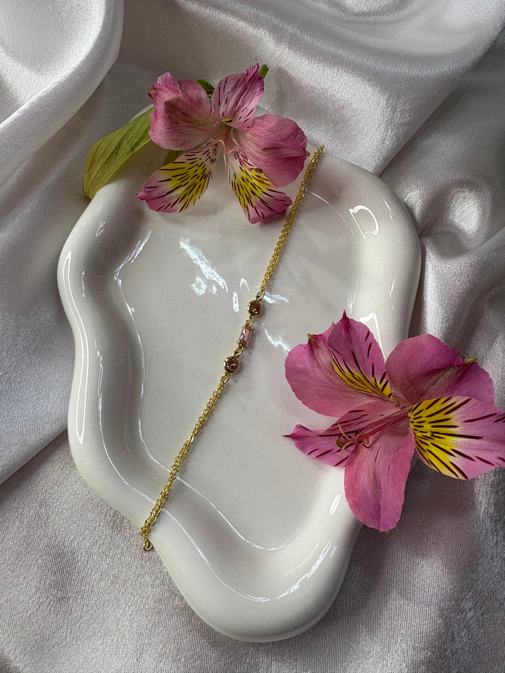 Pink Champagne Hand Chain