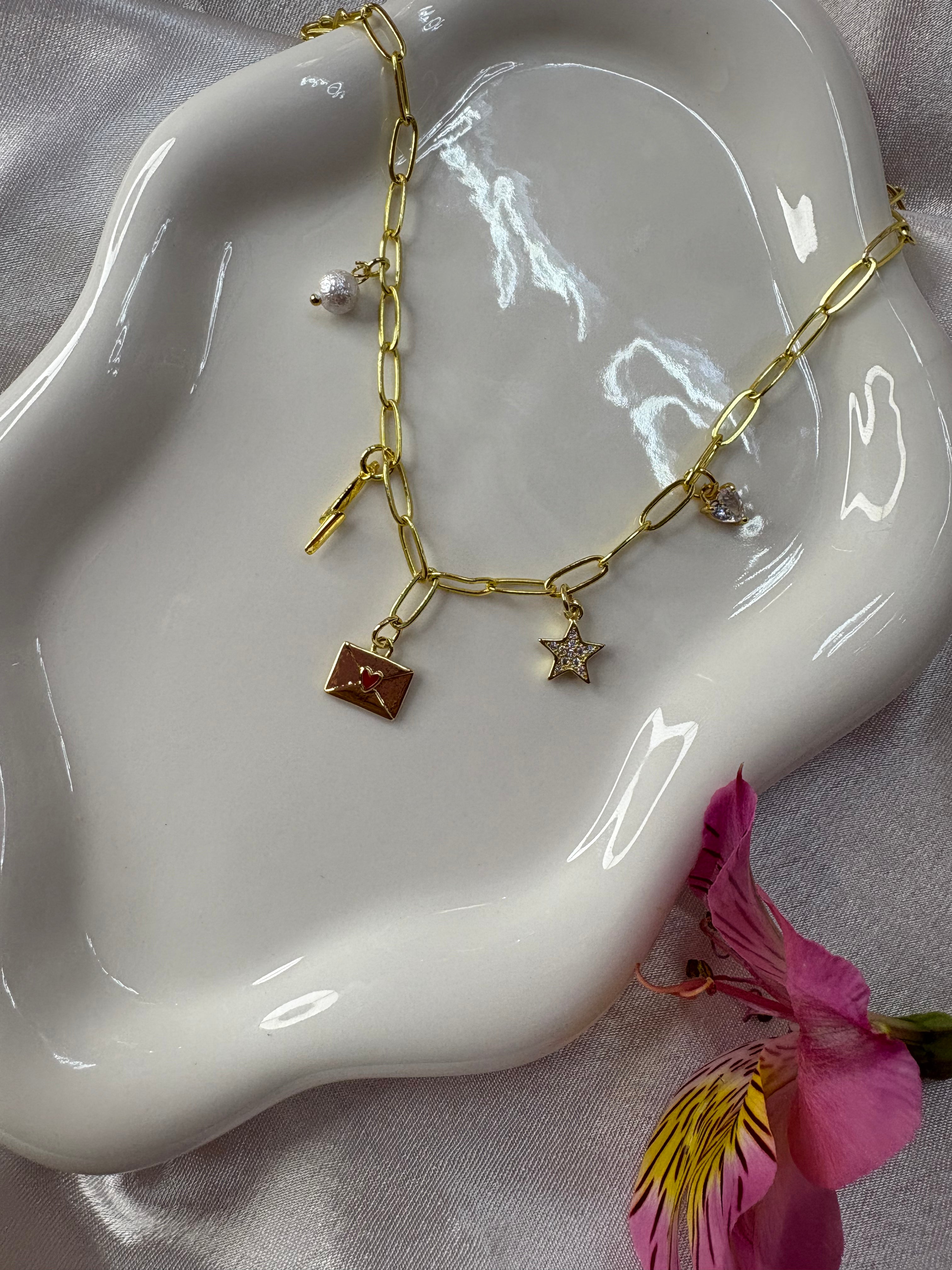 Love Notes Charm Necklace